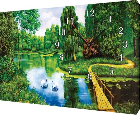 Часы на холсте 40х50 У386